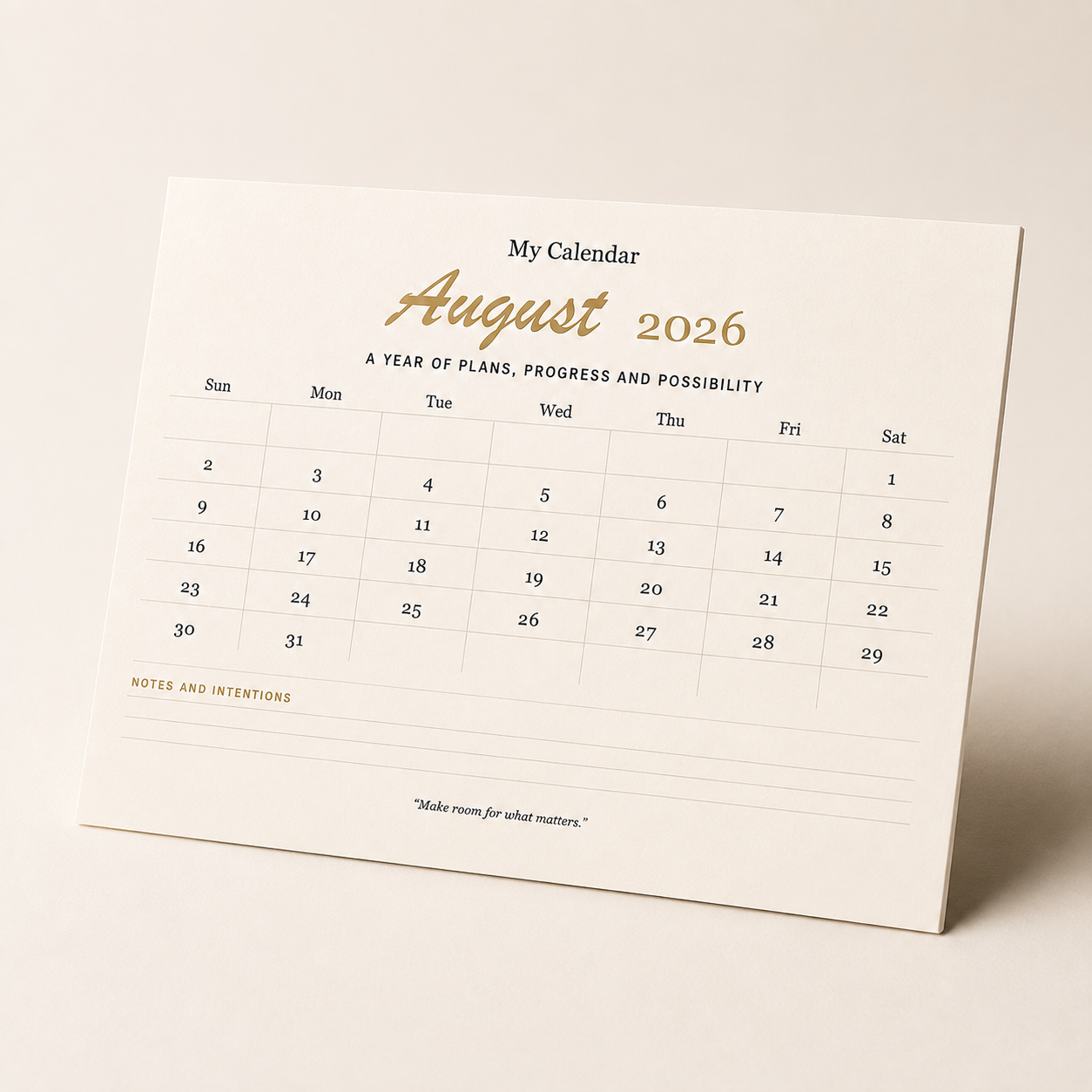Calendar
