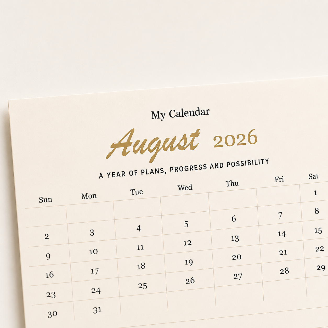Calendar