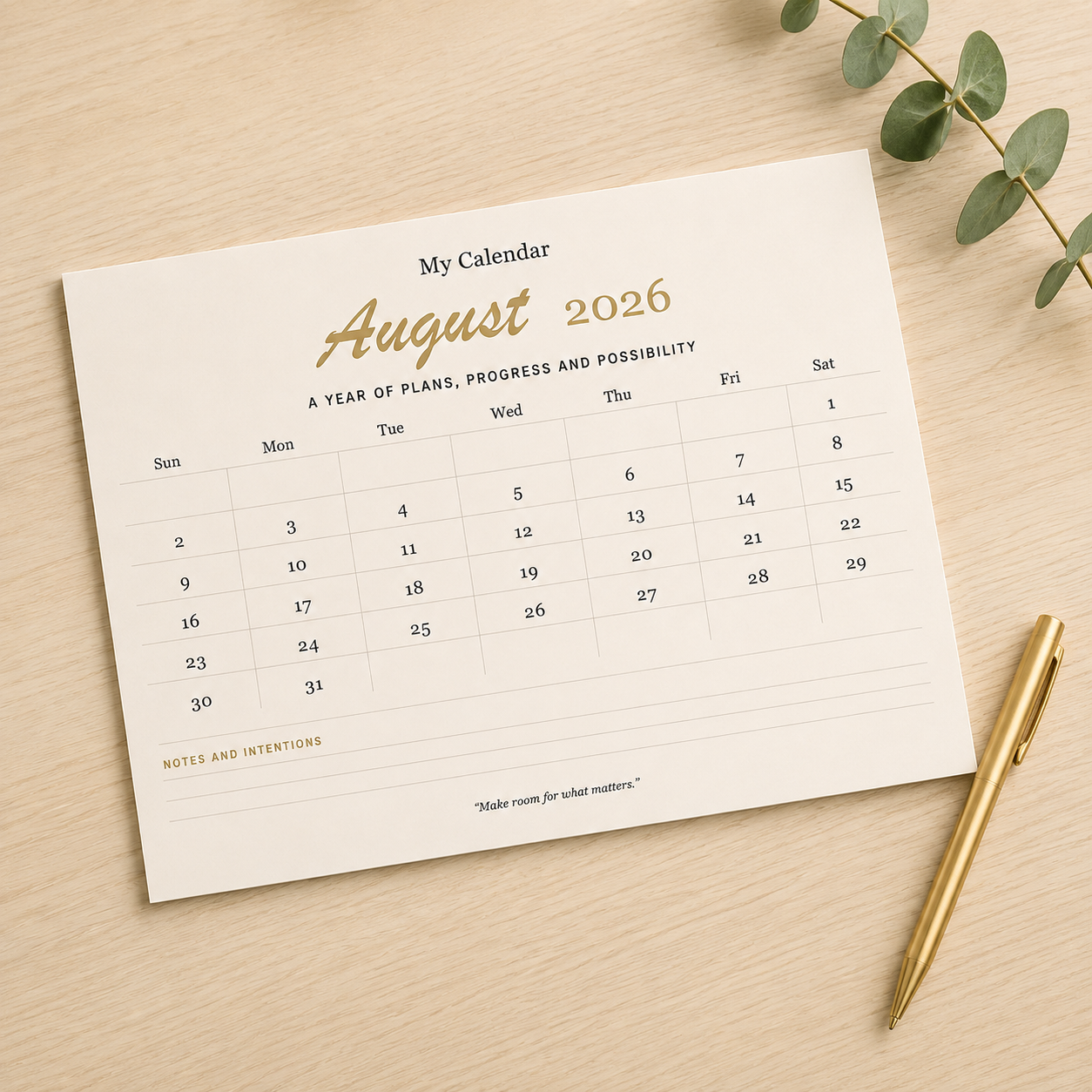 Calendar
