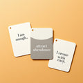 Guided manifestation cards